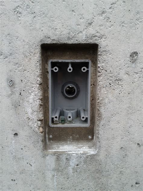 cast in place concrete electrical box|cast in place electrical walls.